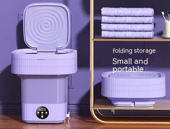 Mini Washing Machine - 2 in 1 Portable Washing Machine with Dryer - Premium Quality Foldable Washing Machine Mini - Mini Washing Machine for Kids Clothes - Home & Baby Accessories - Home Appliances