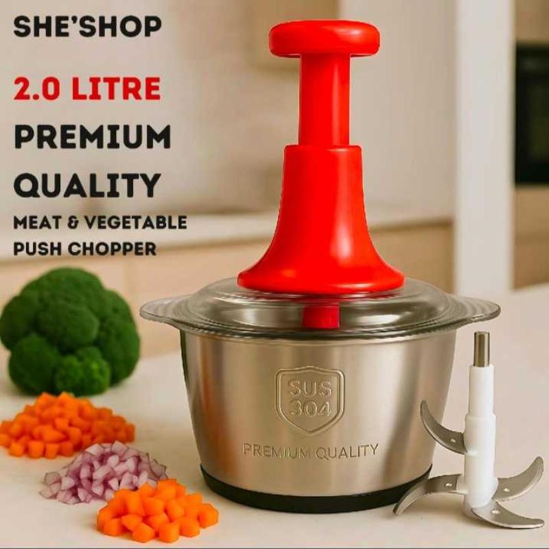 2L 9-in-1 Vegetable Chopper, Cutter, Slicer & Grater - Multi-Function Kitchen Tool for Easy Food Preparation