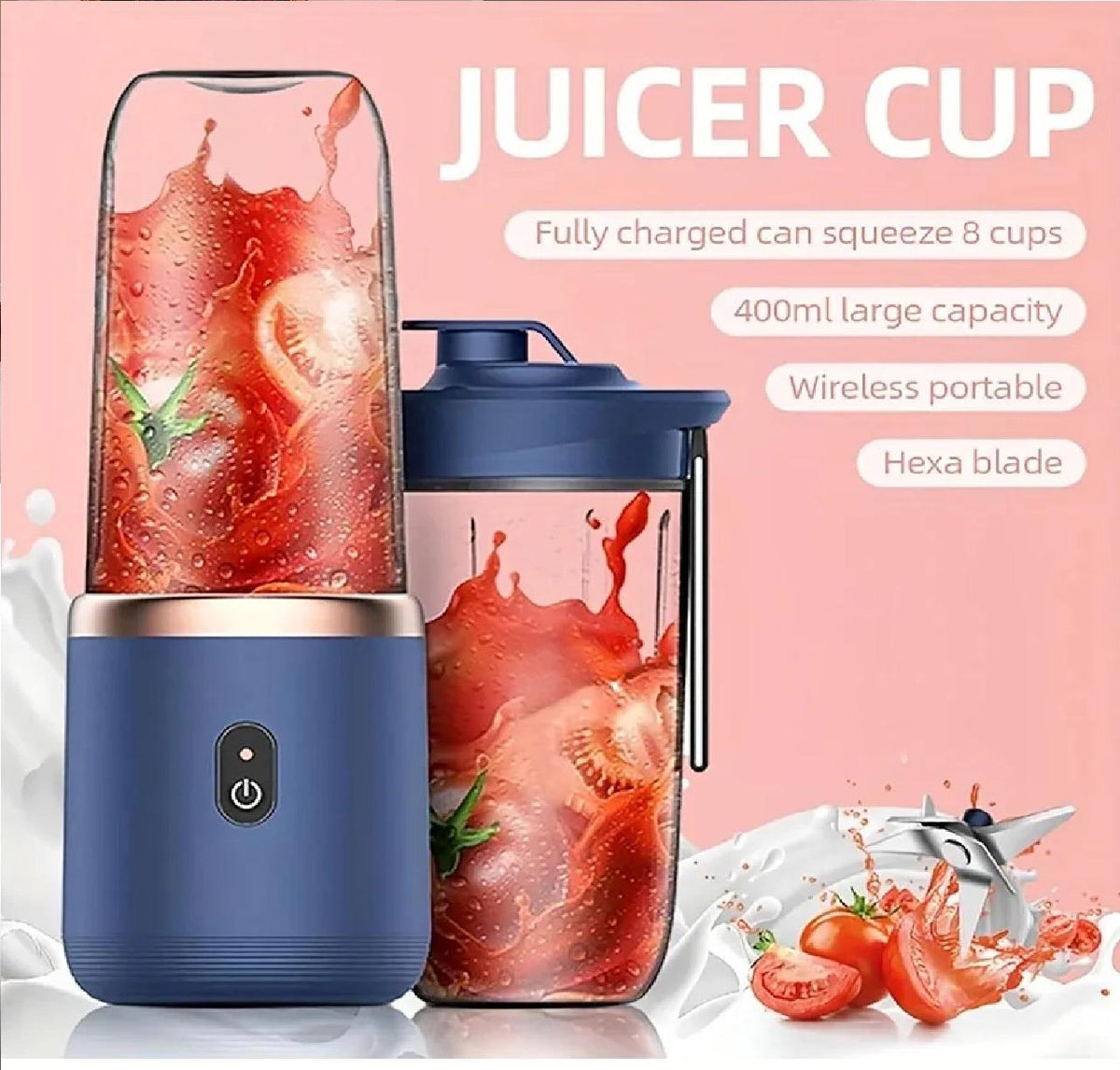 2in1 Mini Juicer Rechargeable / Personal Blender